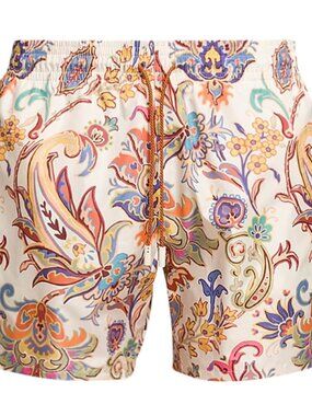 NWT Etro Printed Swim Trunks